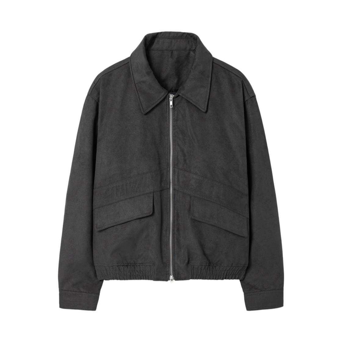 에잇세컨즈 페이크 스웨이드 패디드 블루종 애쉬(8seconds Fake Suede Padded Blouson Ash)