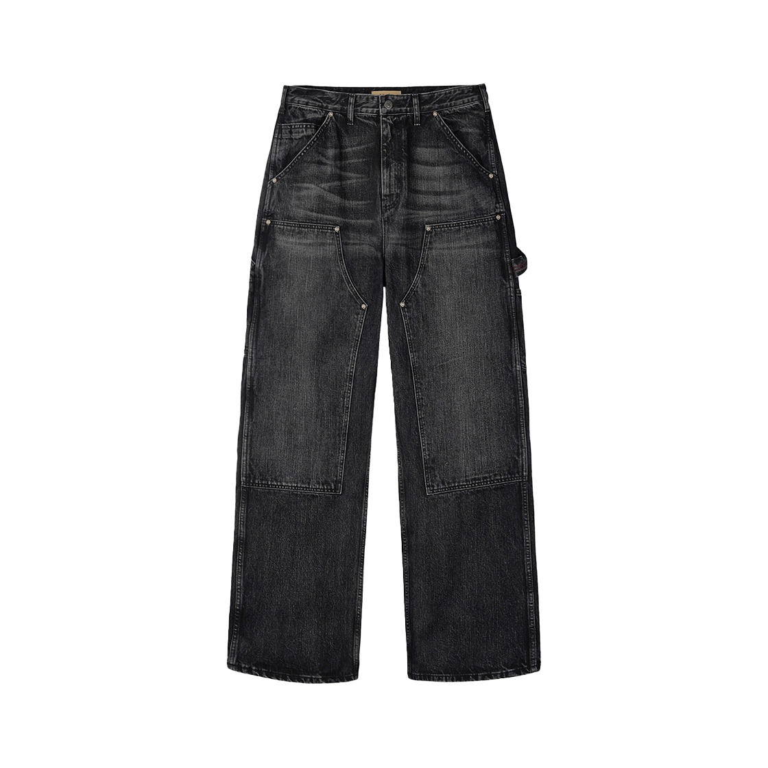 칵 카펜터 팬츠 블랙(Khak. Carpenter Pants In Denim Black)