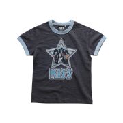 MAINBOOTH X KISS Woman Star T-shirt Charcoal