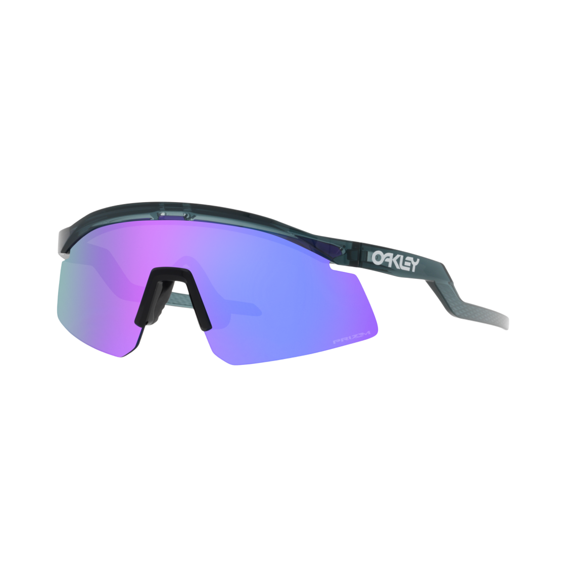 OO9229-04-37 Oakley Hydra Crystal Black Frame Prizm Violet Lenses High Bridge Fit