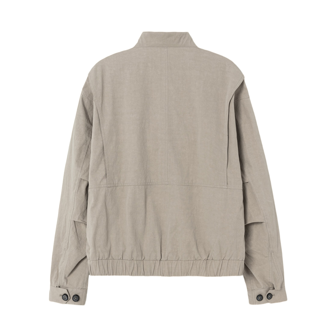 에잇세컨즈 워시드 코튼 스탠 칼라 숏 점퍼 베이지(8seconds Washed Cotton Stan Collar Short Jumper Beige) - 2