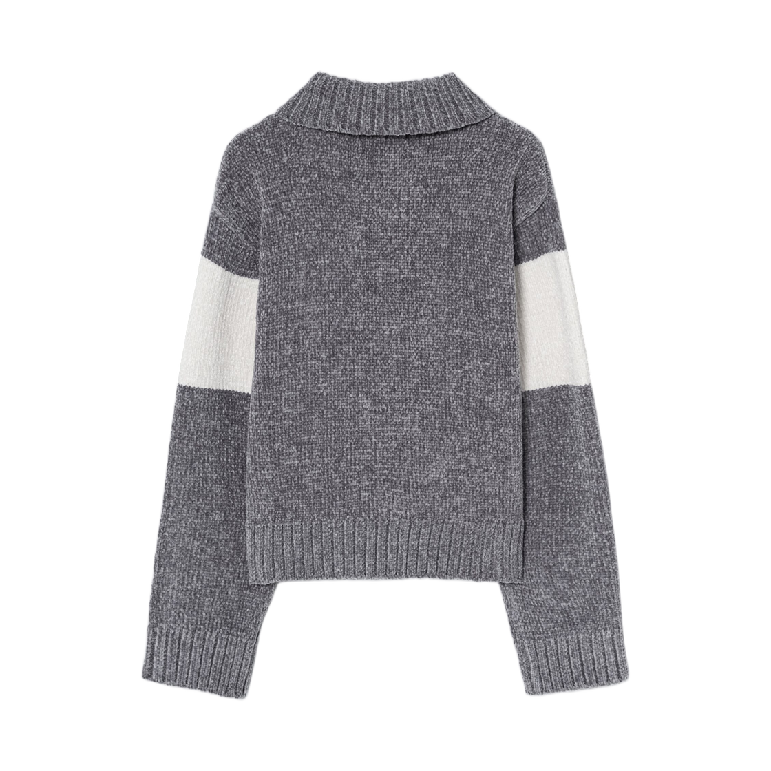 (W) 에잇세컨즈 벨벳틴 하이넥 풀오버 그레이 앤틱 실버((W) 8seconds Velveteen High Neck Pullover Gray Antique Silver) - 2
