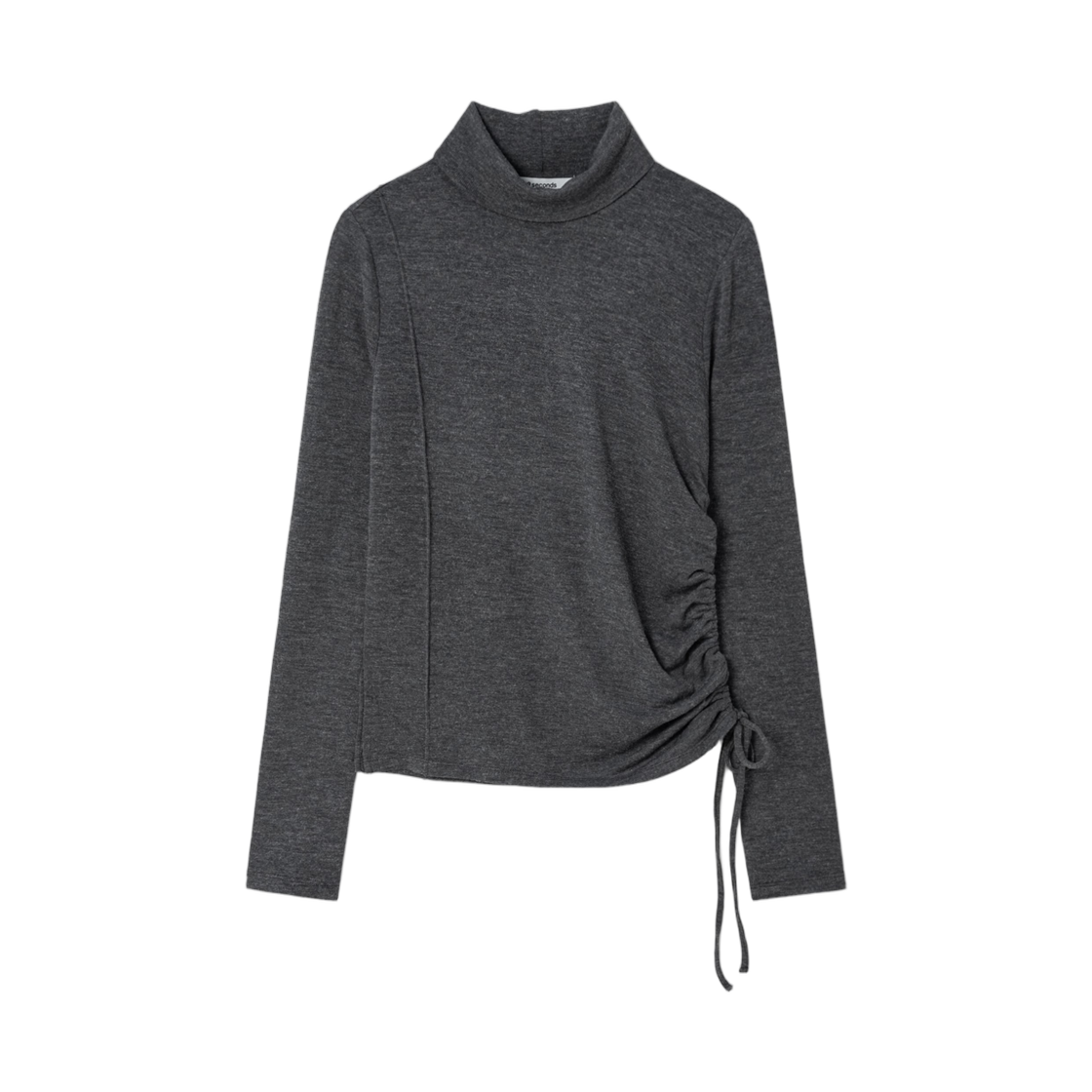 (W) 에잇세컨즈 터틀 사이드 스트링 롱슬리브 저지 애쉬((W) 8seconds Turtle Side String Long Sleeve Jersey Ash)