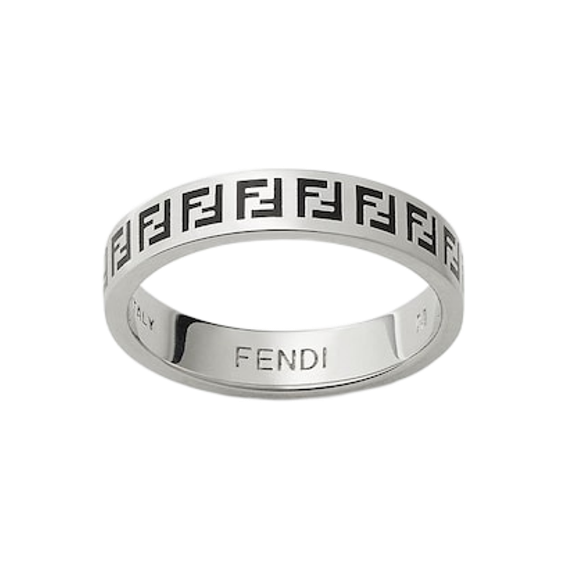 펜디 FF 링 블랙 실버(Fendi FF Ring Black Silver)