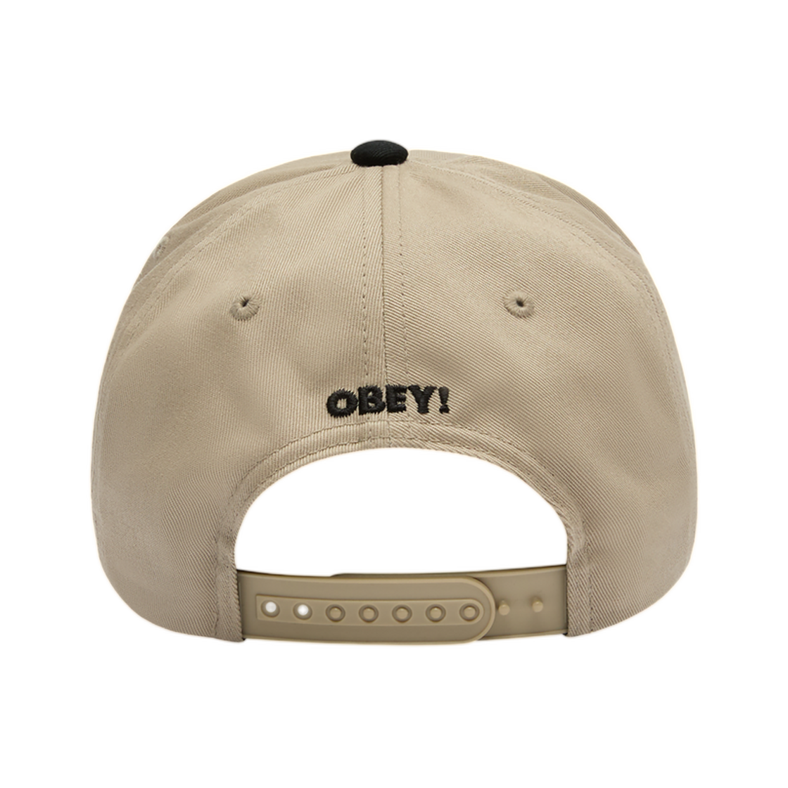 오베이 툴 5 패널 스냅백 블랙 멀티(Obey Tool 5 Panel Snapback Black Multi) - 2