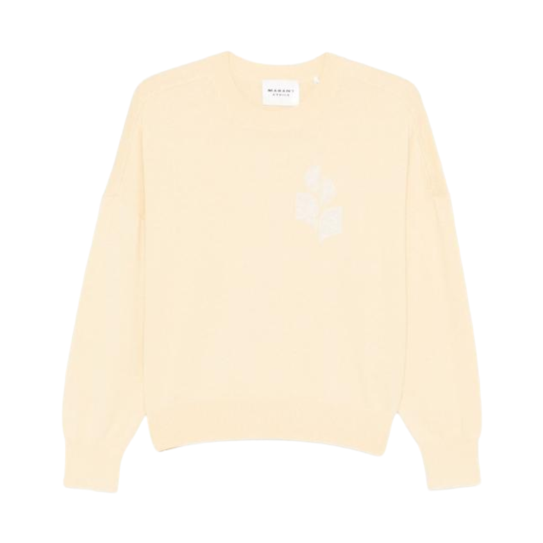 PU0053FA-A1X05E-10LY (W) Isabel Marant Marisans Cotton Sweater Light Yellow - 26SS