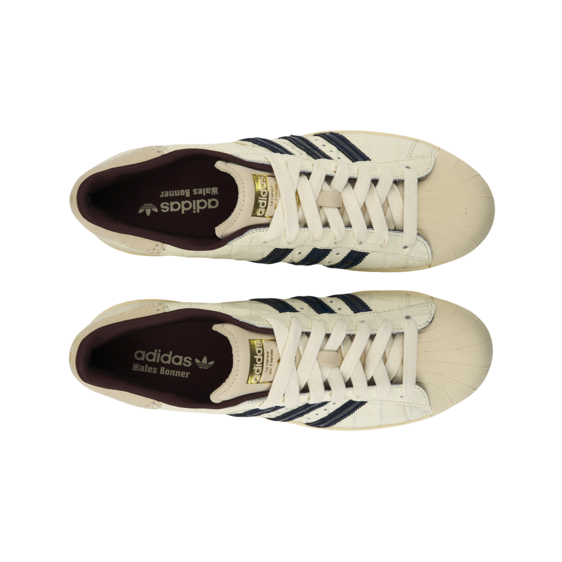 아디다스 x 웨일스 보너 슈퍼스타 원더 화이트 컬리지에이트 네이비(Adidas x Wales Bonner Superstar Wonder White Collegiate Navy) - 5