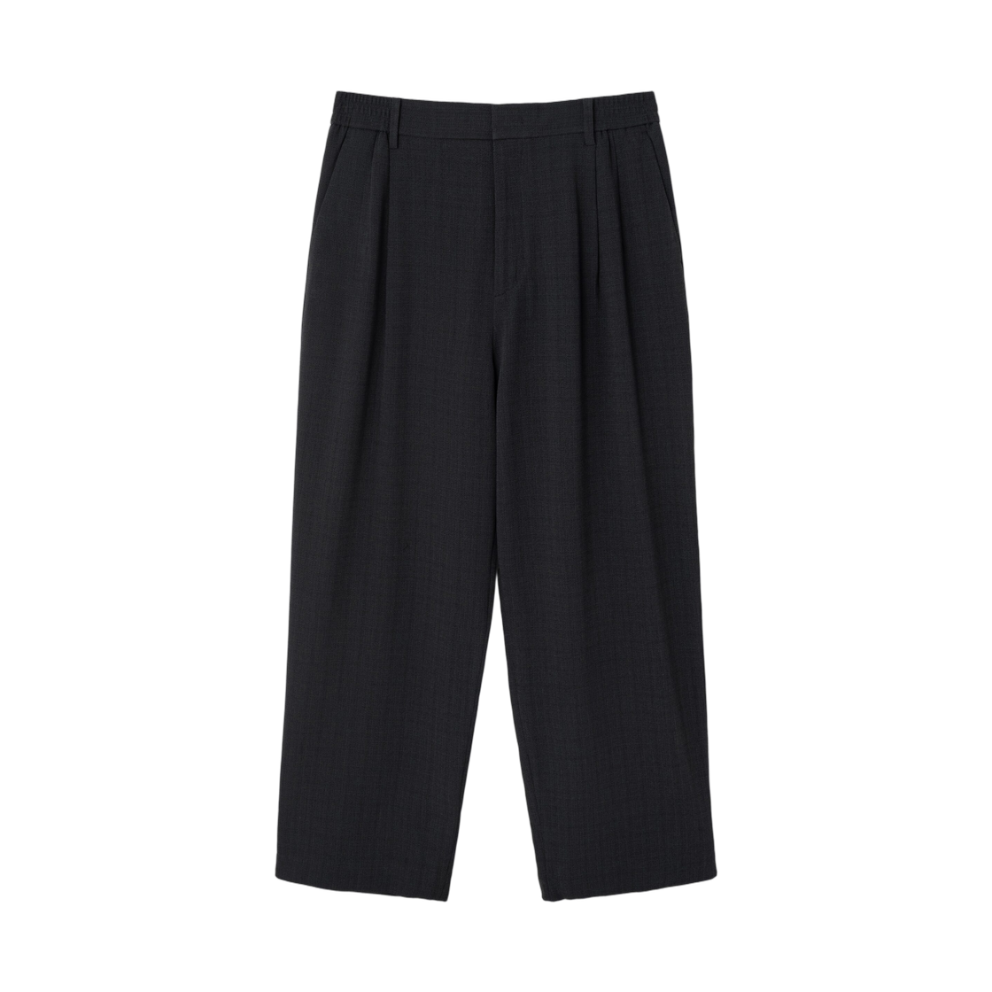 425521LY34 8seconds Crepe Wide Banding Pants Ash