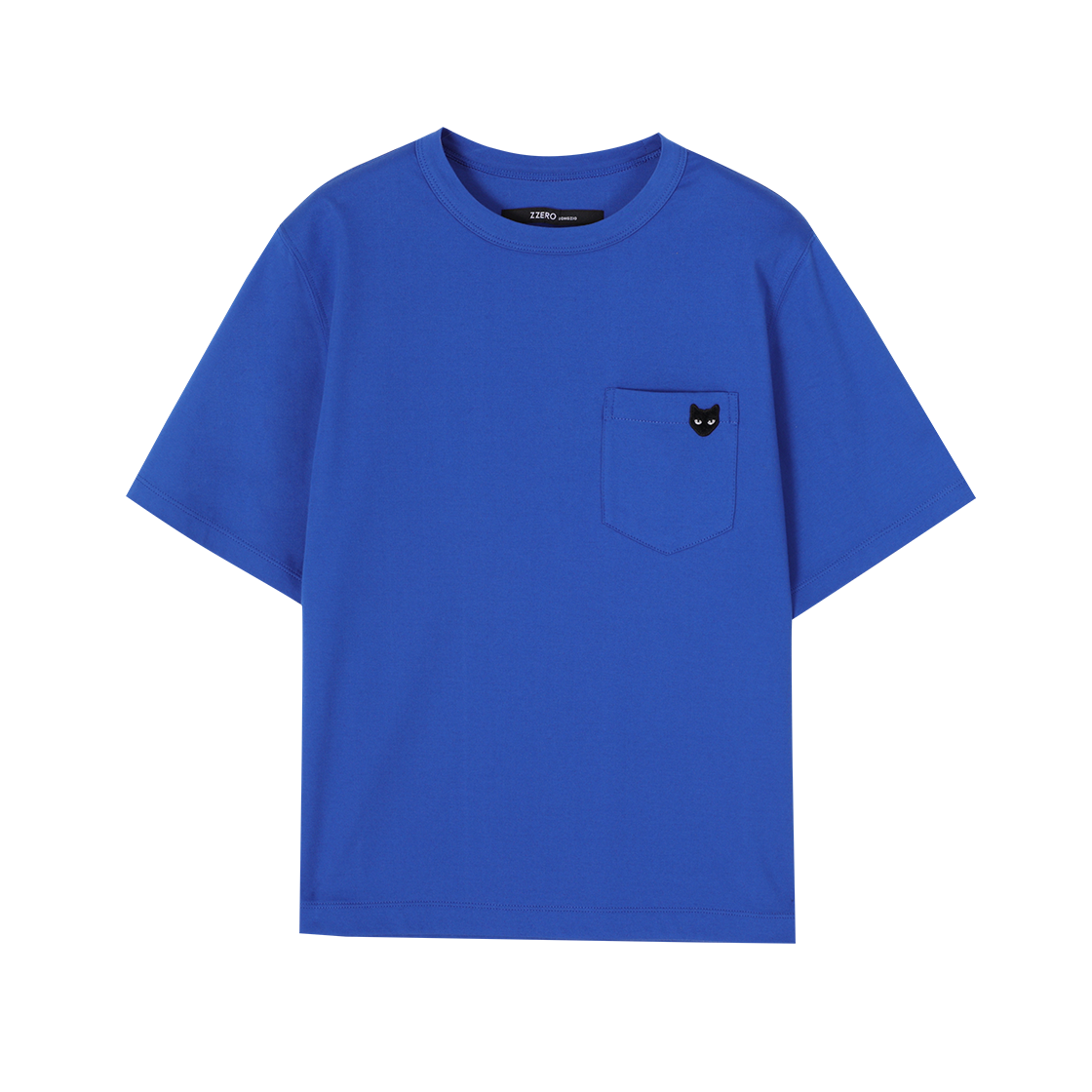 WI3TS858BL (W) SONGZIO ZZERO Mini Panther Pocket T Shirt Blue