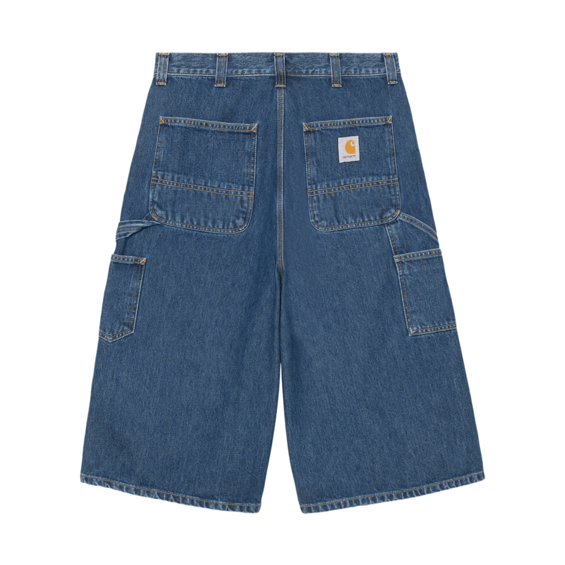 I037493-01-06 Carhartt WIP OG Double Knee Shorts Long Blue