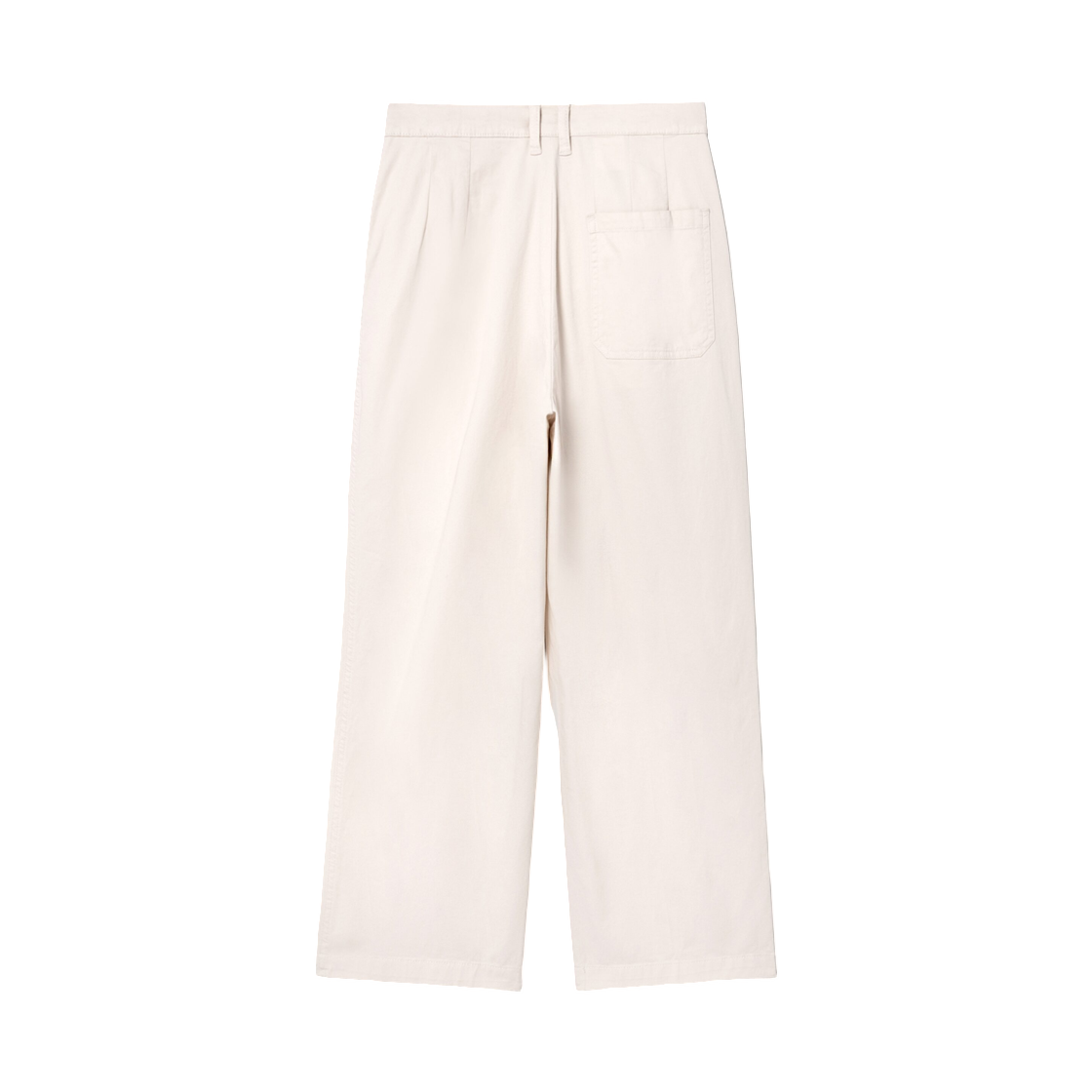 (W) 에잇세컨즈 코튼 투턱 와이드 팬츠 아이보리((W) 8seconds Cotton Two Tuck Wide Pants Ivory) - 2