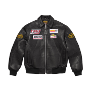 Supreme x Vanson Leathers Spider-Man Jacket Black - 26SS