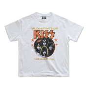 MAINBOOTH X KISS Rock Circus T-shirt White