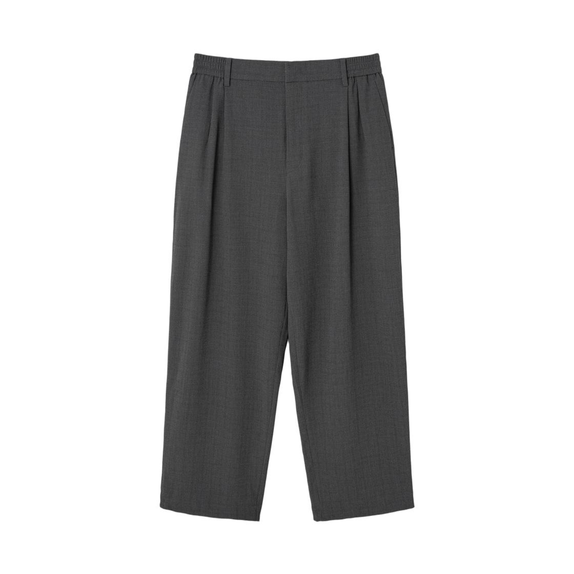 425521LY33 8seconds Crepe Wide Banding Pants Gray Antique Silver