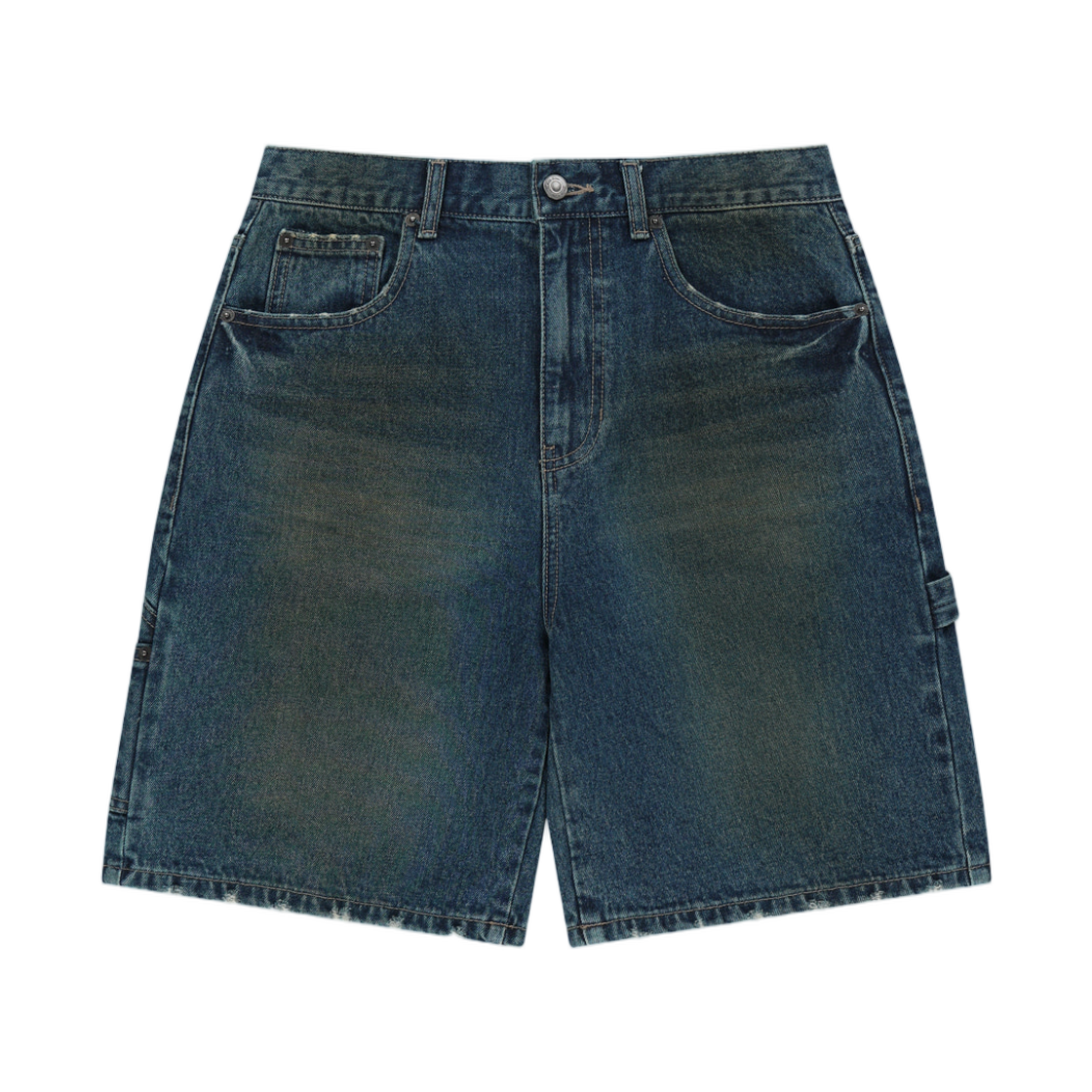 MK2634DN006MBL (W) Matin Kim Carpenter Bermuda Denim Pants In Blue