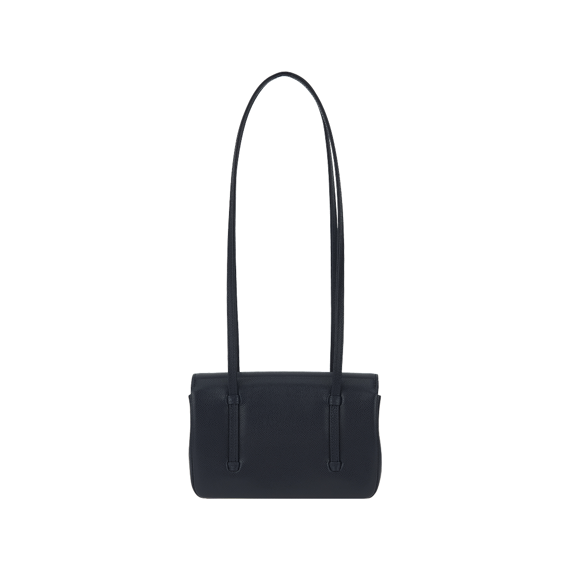 샤넬 레더 스트랩 클러치 그레인드 샤이니 카프스킨 & 골드 메탈 다크 블루(Chanel Clutch with Leather Strap Grained Shiny Calfskin & Gold Dark Blue) - 3