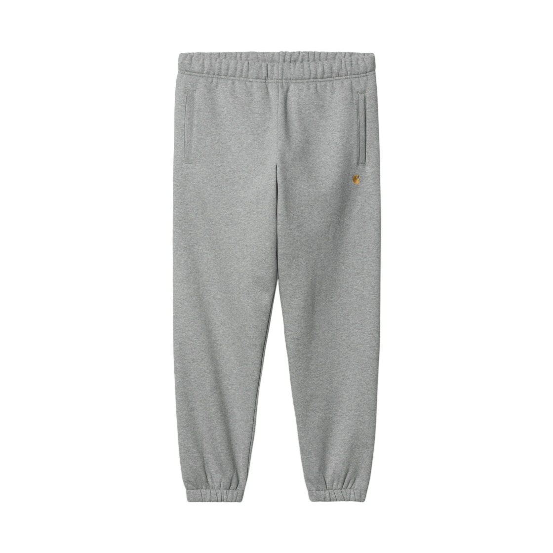 I037458-00M-XX Carhartt WIP Chase Sweatpants Grey Heather Gold
