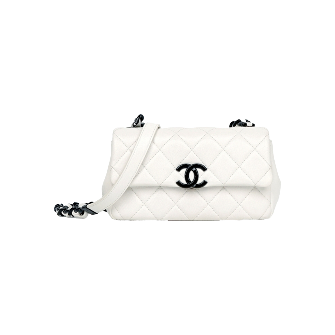 ITVCJ8CBTCGA Chanel Small Flap Bag in White, Style 30