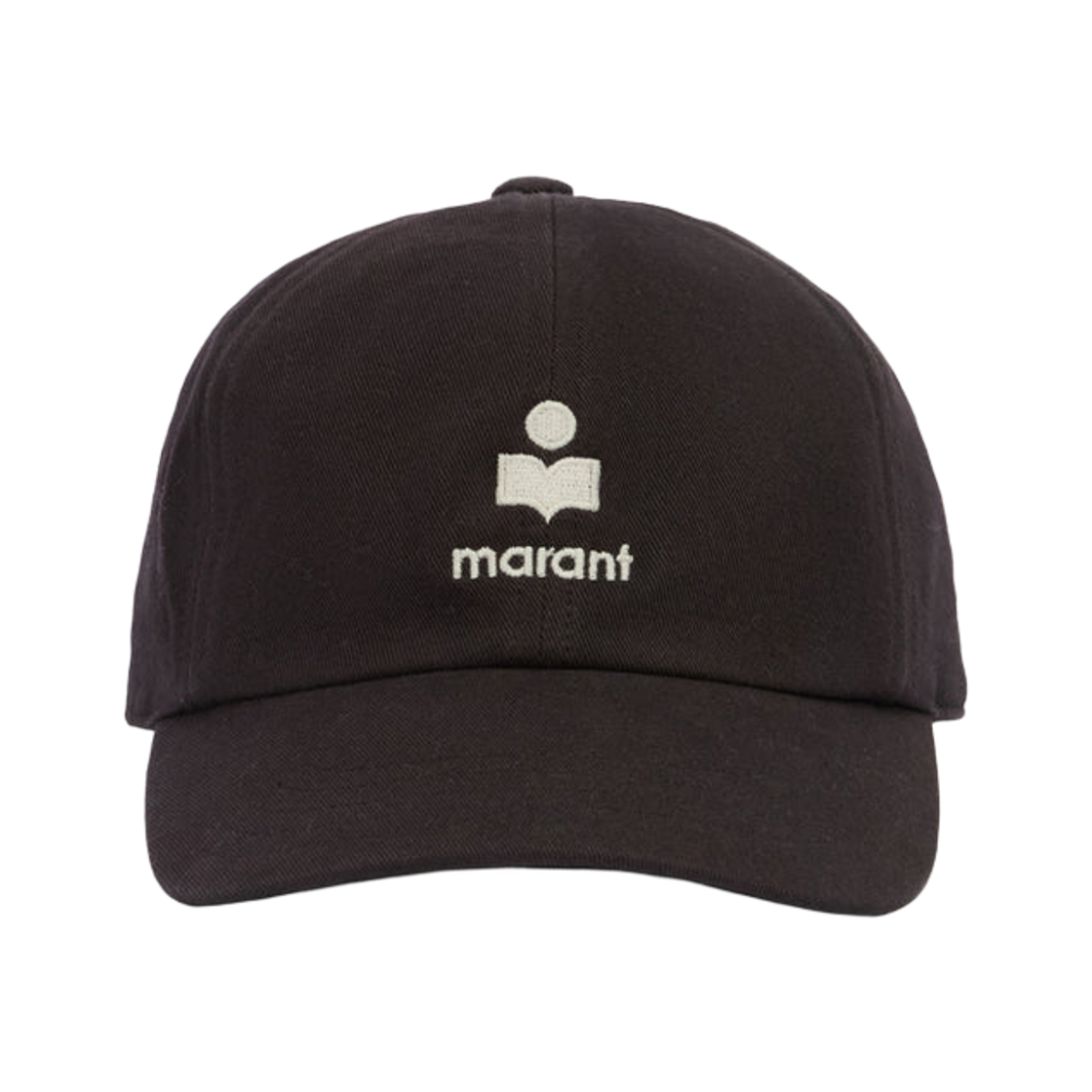 (W) 이자벨 마랑 토마스 자수 코튼 트윌 캡 블랙 - 26SS((W) Isabel Marant Tomas Embroidered Cotton Twill Cap Black - 26SS)