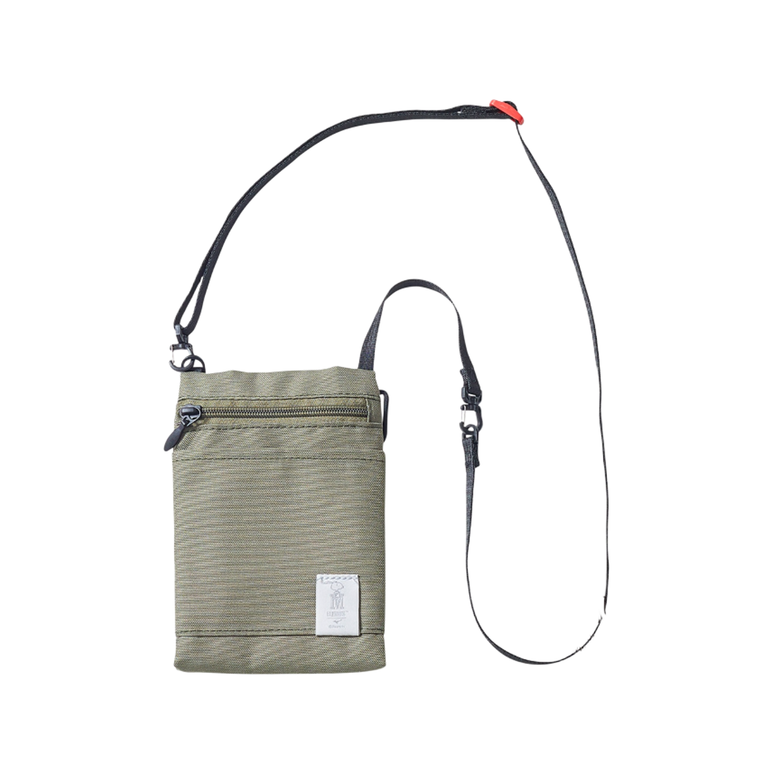 미즈노 x 피너츠 숄더 파우치 올리브(Mizuno x Peanuts Shoulder Pouch Olive)