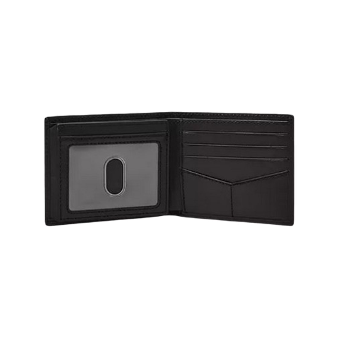 파슬 데릭 RFID 플립 ID 반지갑 블랙(Fossil Derrick RFID Flip ID Bifold Wallet Black) - 3