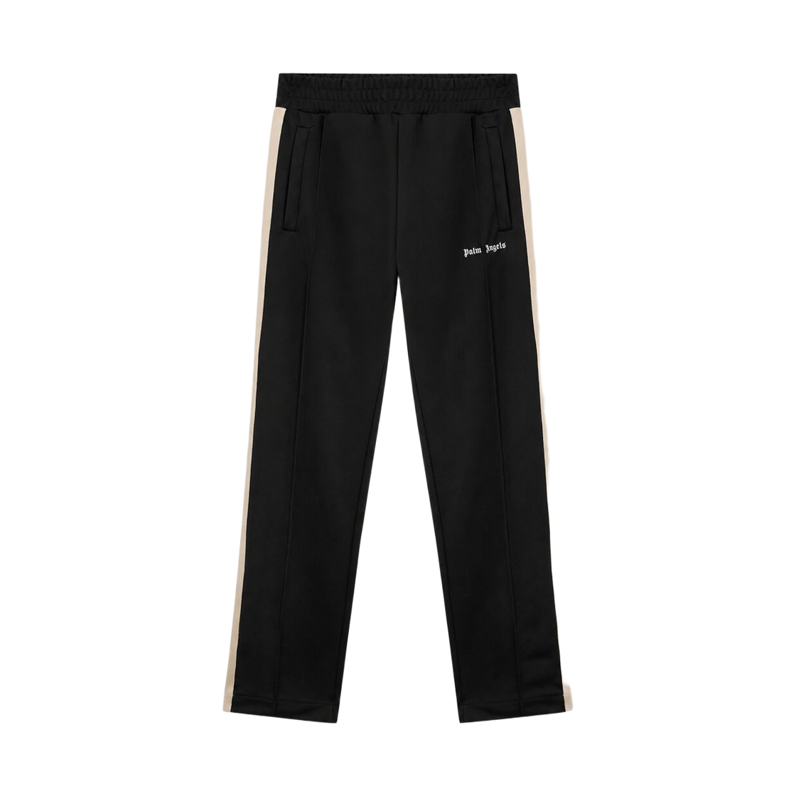 팜엔젤스 클래식 로고 트랙 팬츠 - 블랙 화이트(Palm Angels Classic Logo Track Pants - Black Off White)