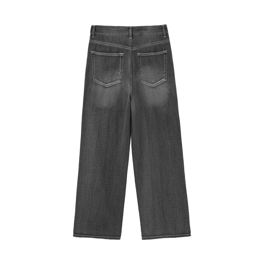 (W) 에잇세컨즈 스트롱 워싱 롱와이드 라이트웨이트 데님 애쉬((W) 8seconds Strong Washing Long Wide Lightweight Denim Ash) - 2