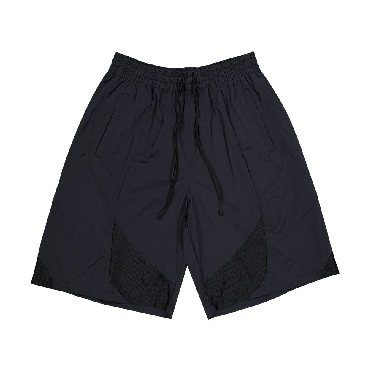 언더마이카 듀얼 레이어 스윙 쇼츠 블랙(Undermycar Dual Layer Swing Shorts Black)