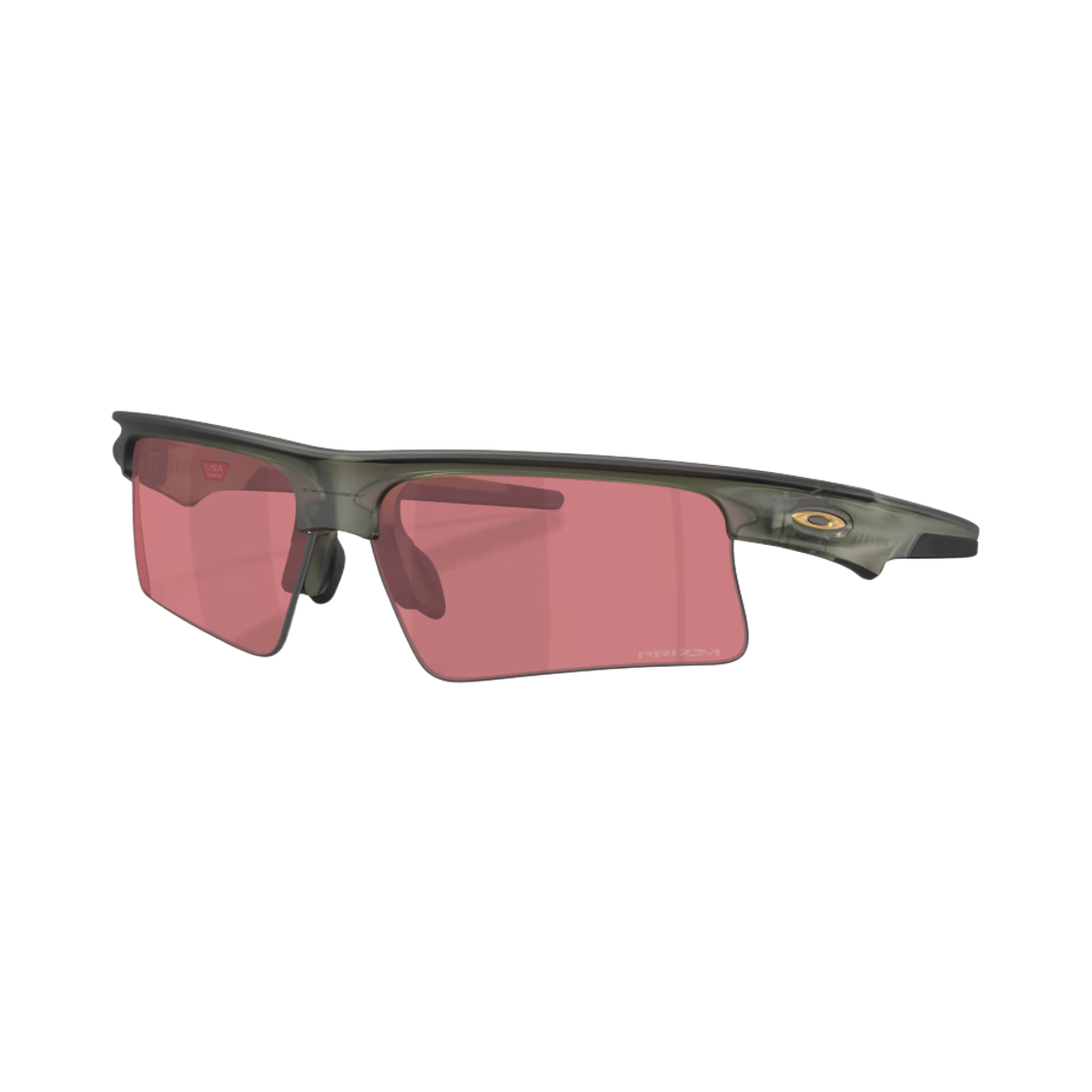 OO9534-0968 Oakley Bisphaera Speed Transparent Olive Ink Frame Prizm Dark Golf Lenses High Bridge Fit