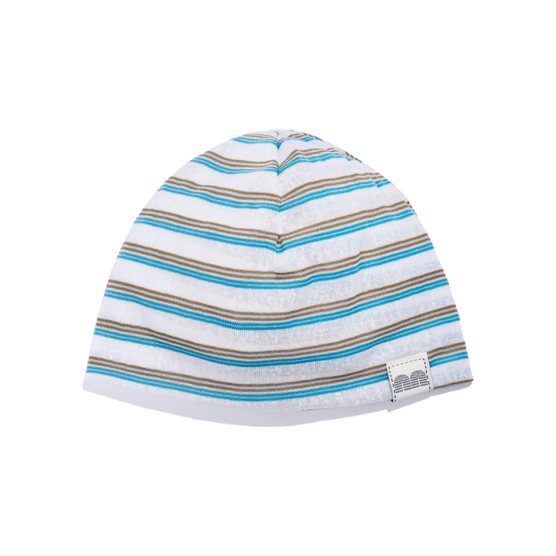 낫뉴 nn 라벨 스트라이프 비니 화이트(Not New nn Label Stripe Beanie White)