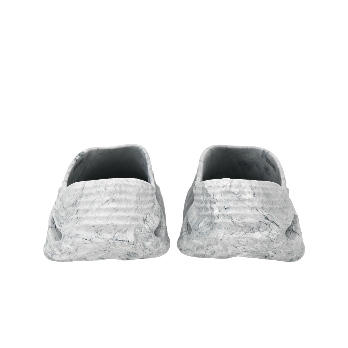 크록스 에코 워터컬러 마블드 웨이브 클로그 블랙 화이트(Crocs Echo Watercolor Marbled Wave Clog Black White) - 6