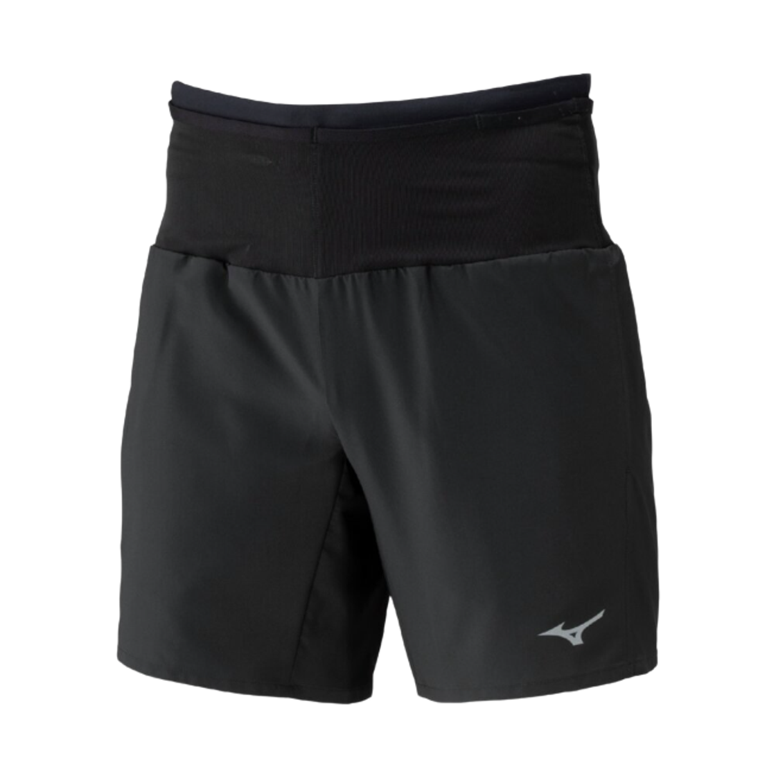 J2MBC01109 Mizuno Running Multi Pocket Plus 7 Inch Pants Black