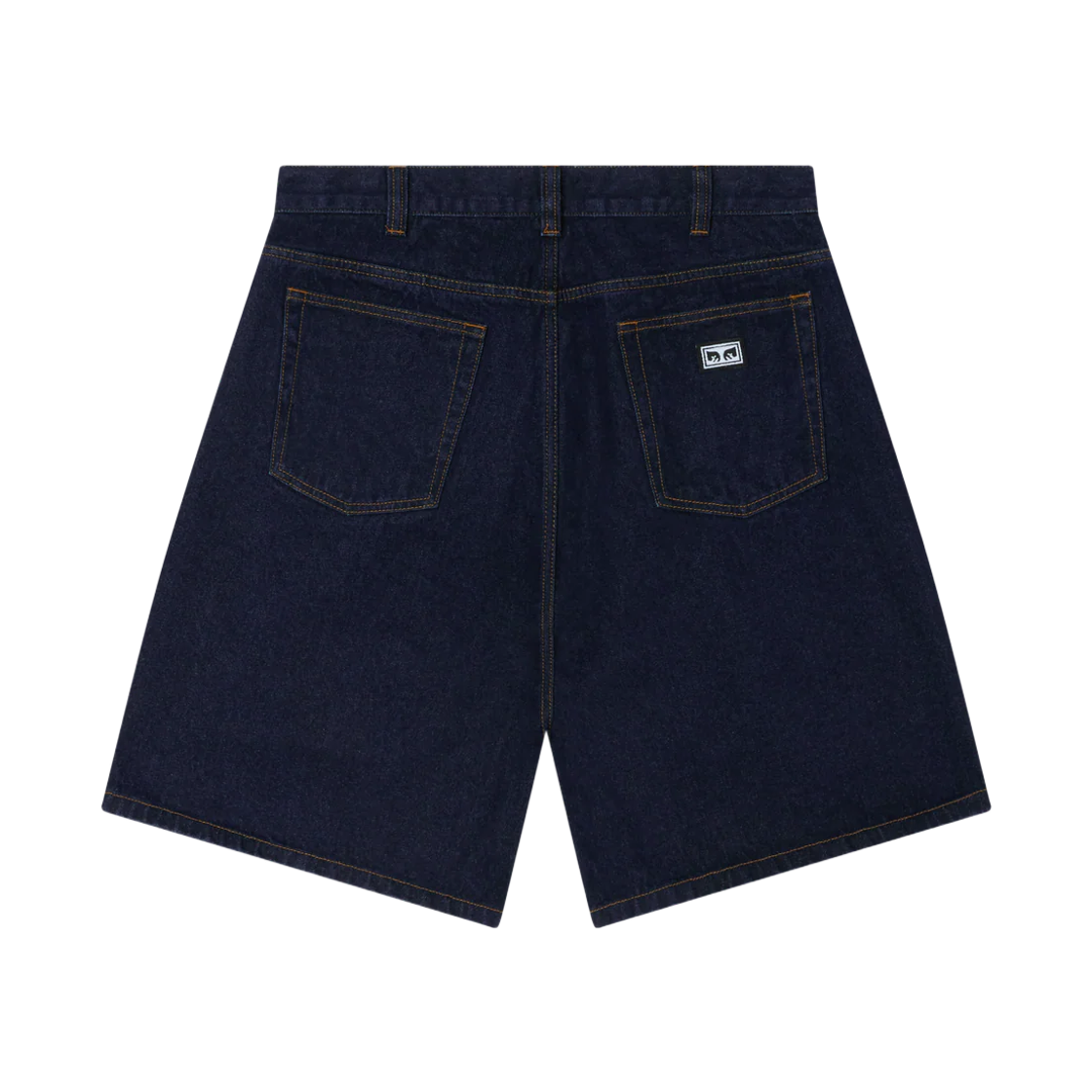 오베이 빅윅 배기 데님 쇼츠 린스 인디고(Obey Bigwig Baggy Denim Shorts Rinse Indigo) - 2
