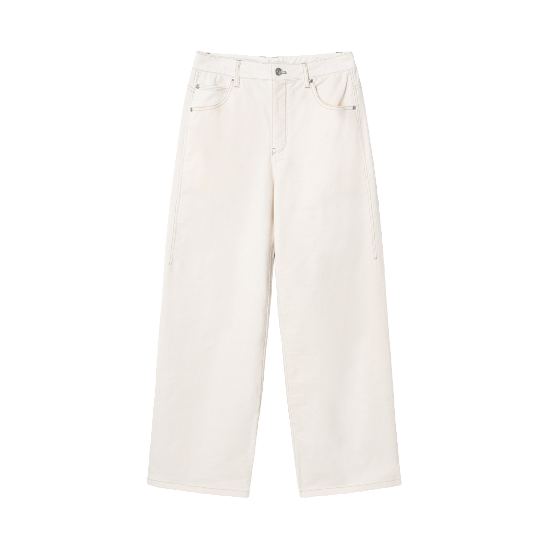 165121AY20 (W) 8seconds Velveteen Wide Pants Ivory