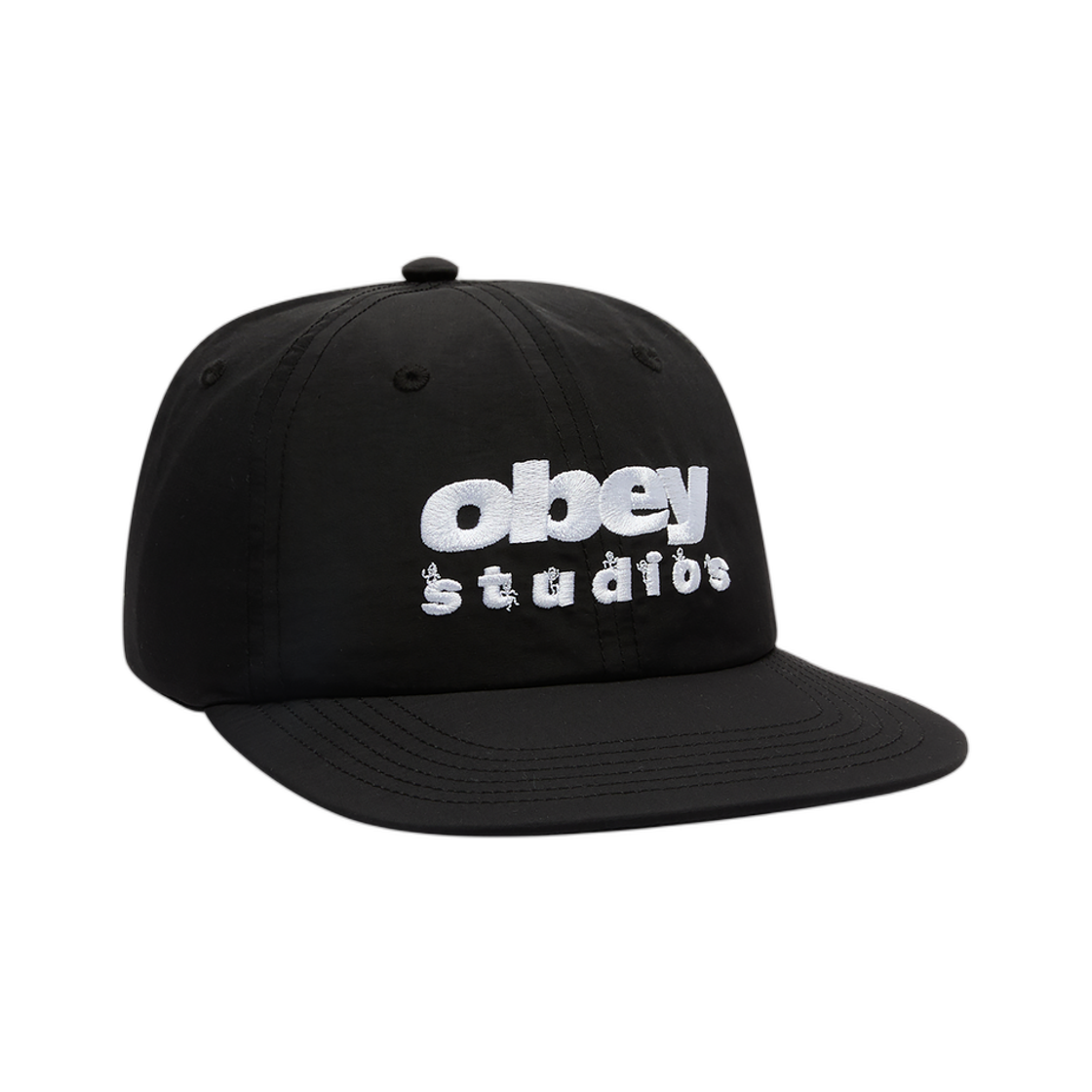 100580440 Obey Dance Studio Nylon 6 Panel Black