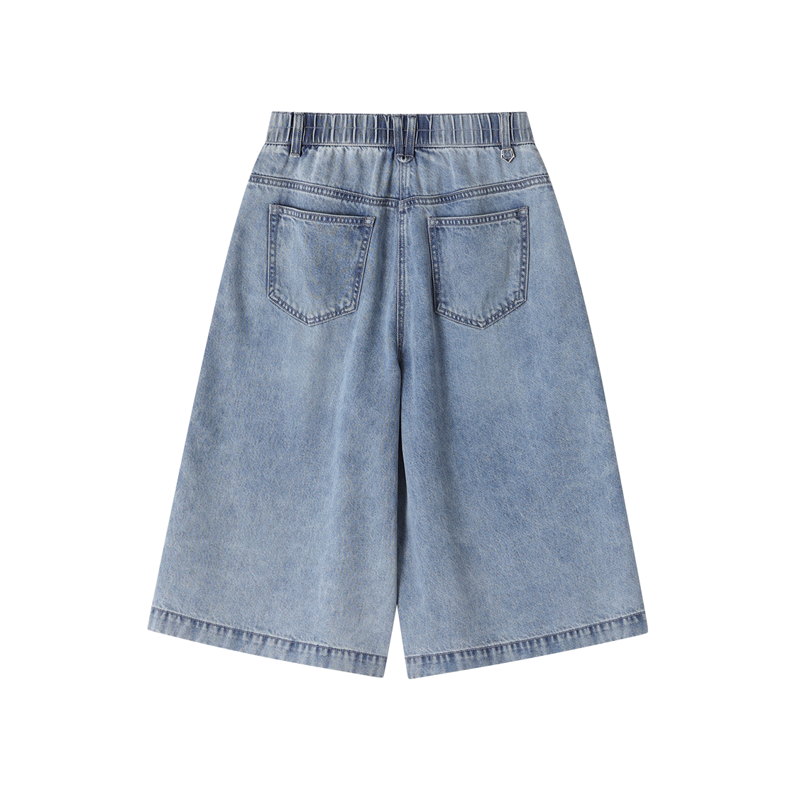 (W) 송지오 지제로 팬서 데님 버뮤다 팬츠 블루((W) SONGZIO ZZERO Panther Lyocell Denim Shorts Blue) - 2
