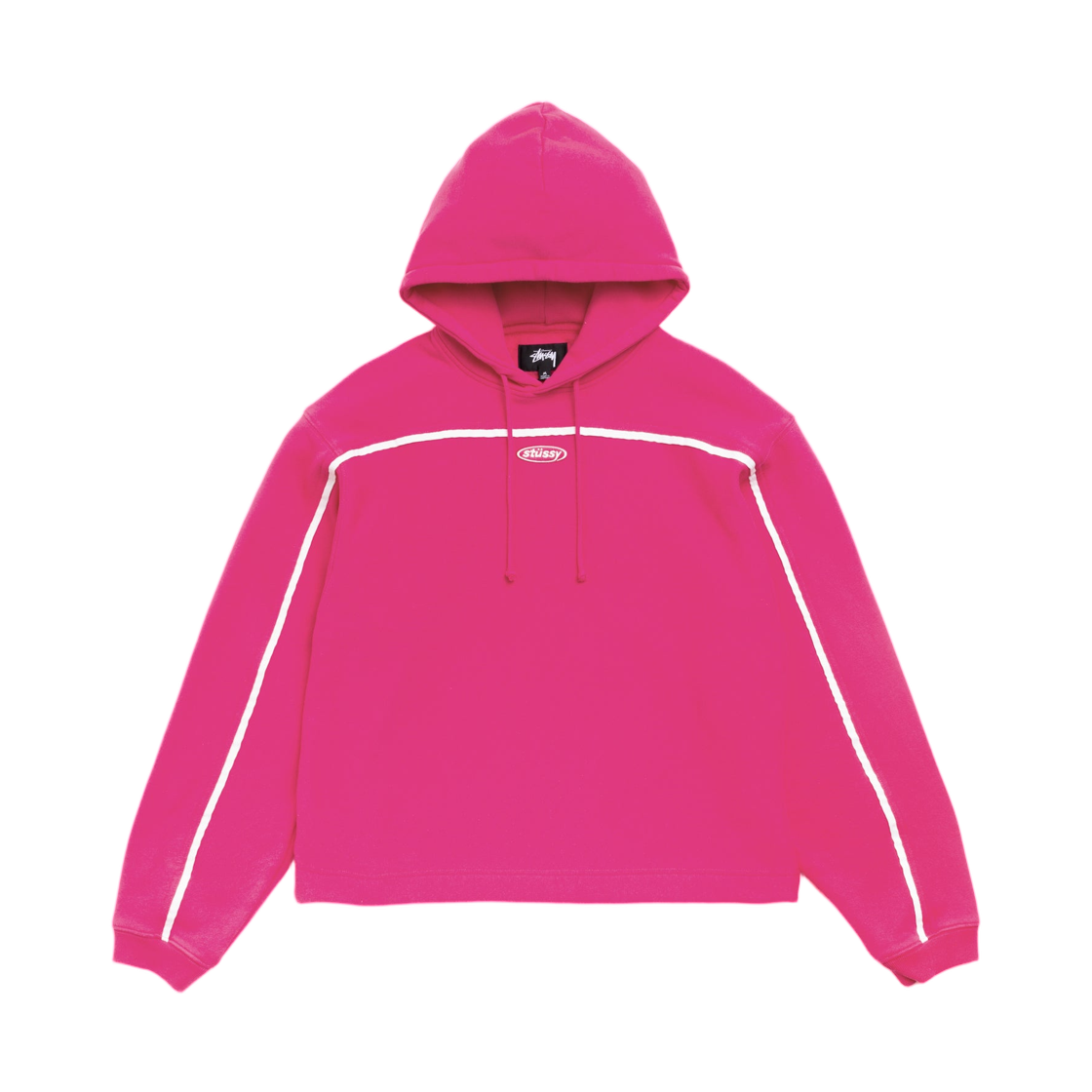118616 Stussy Oval Pullover Hoodie Pink