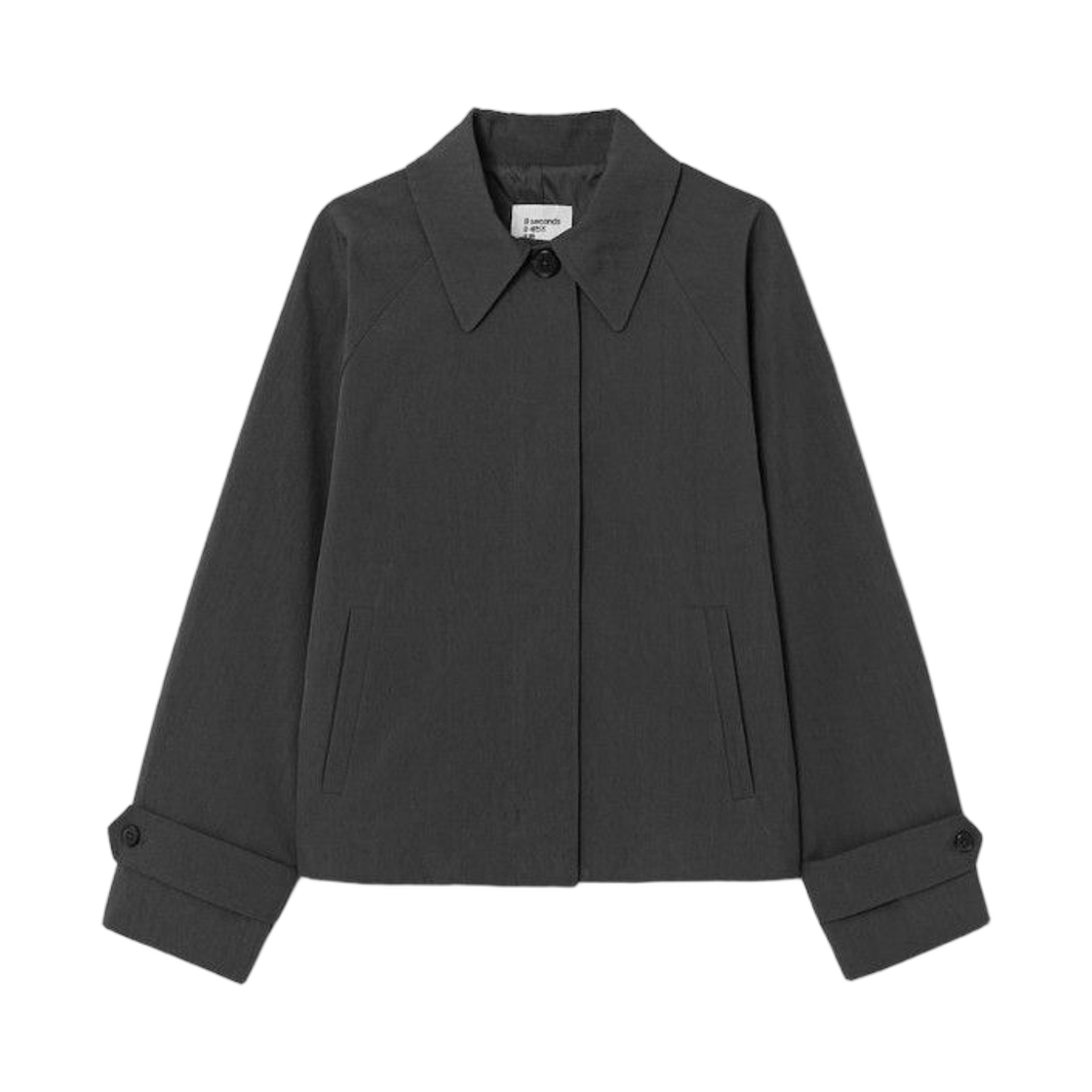 (W) 에잇세컨즈 숏 트렌치 코트 애쉬((W) 8seconds Short Trench Coat Ash)