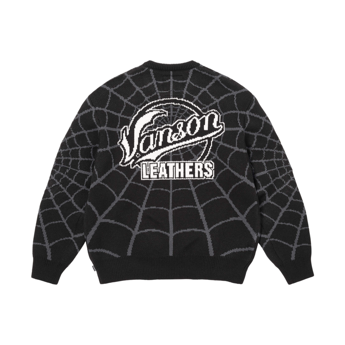 슈프림 x 밴슨 레더 스파이더맨 스웨터 블랙 - 26SS(Supreme x Vanson Leathers Spider-Man Sweater Black - 26SS) - 2
