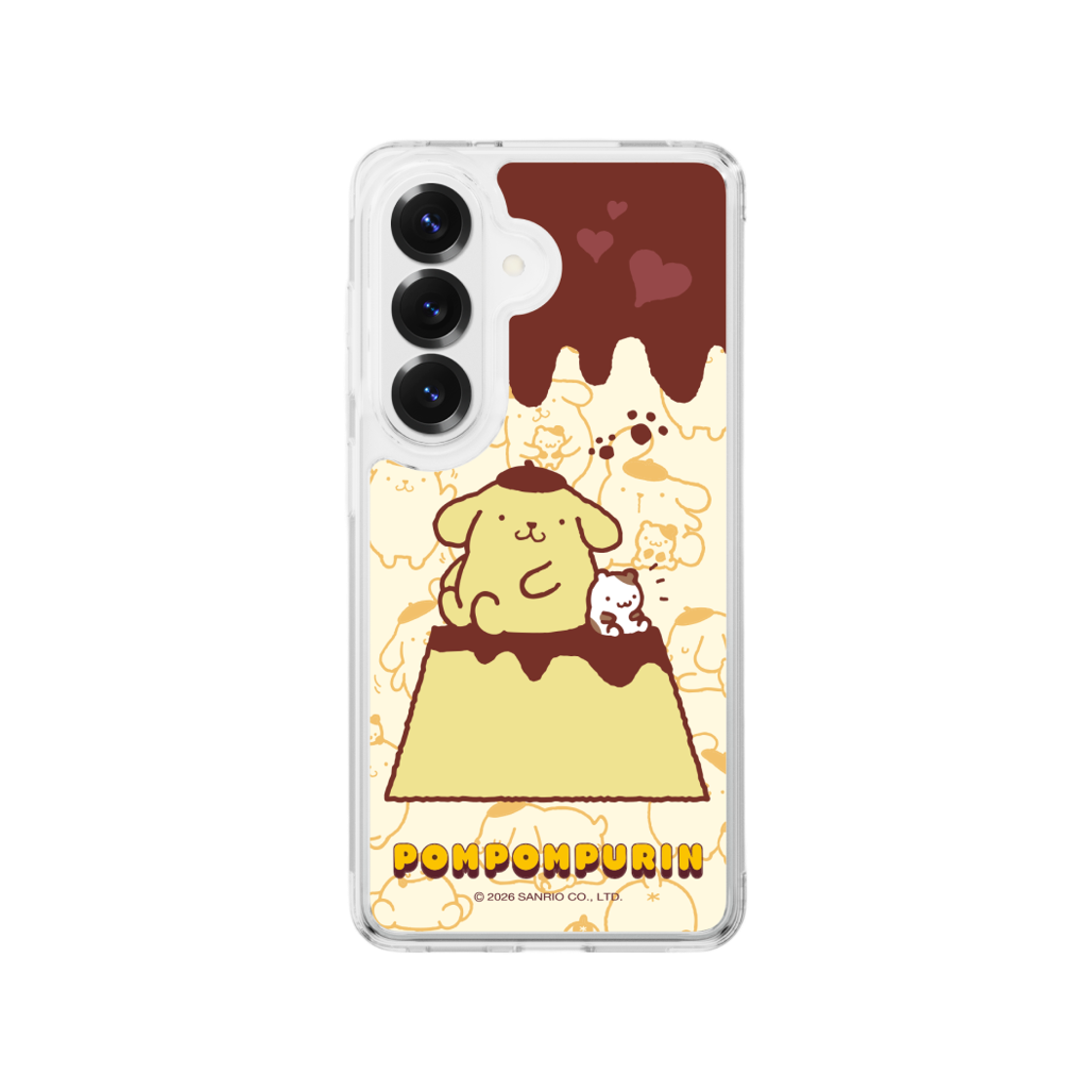 폼폼푸린 푸딩팩 클리어 마그넷 케이스 for Galaxy S26 Series(POMPOMPURIN Pudding pack Clear Magnet Case for Galaxy S26 Series) - 2