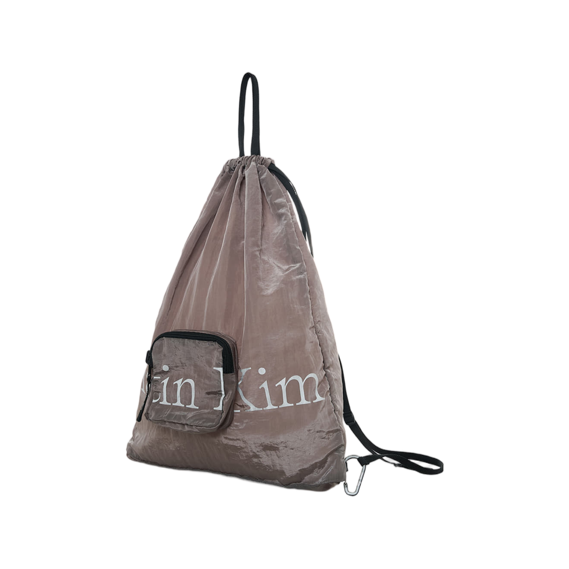 마뗑킴 패커블 스트링 백 그레이(Matin Kim Packable String Bag In Grey) - 2