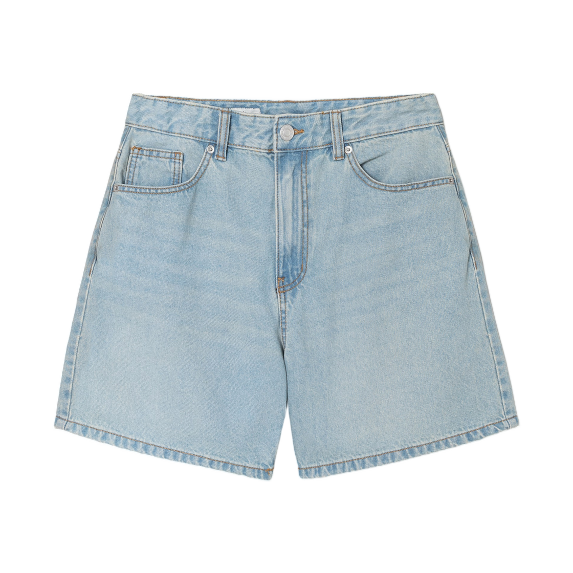 355525LPLQ (W) 8seconds Boy Fit Denim Shorts Sky Blue