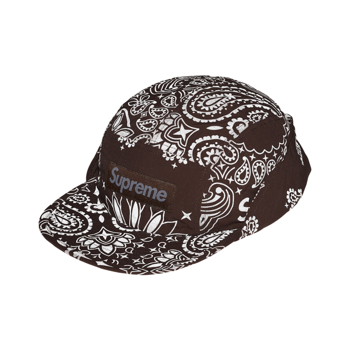 슈프림 리플렉티브 반다나 선쉴드 캠프캡 브라운 - 26SS(Supreme Reflective Bandana Sunshield Camp Cap Brown - 26SS) - 3