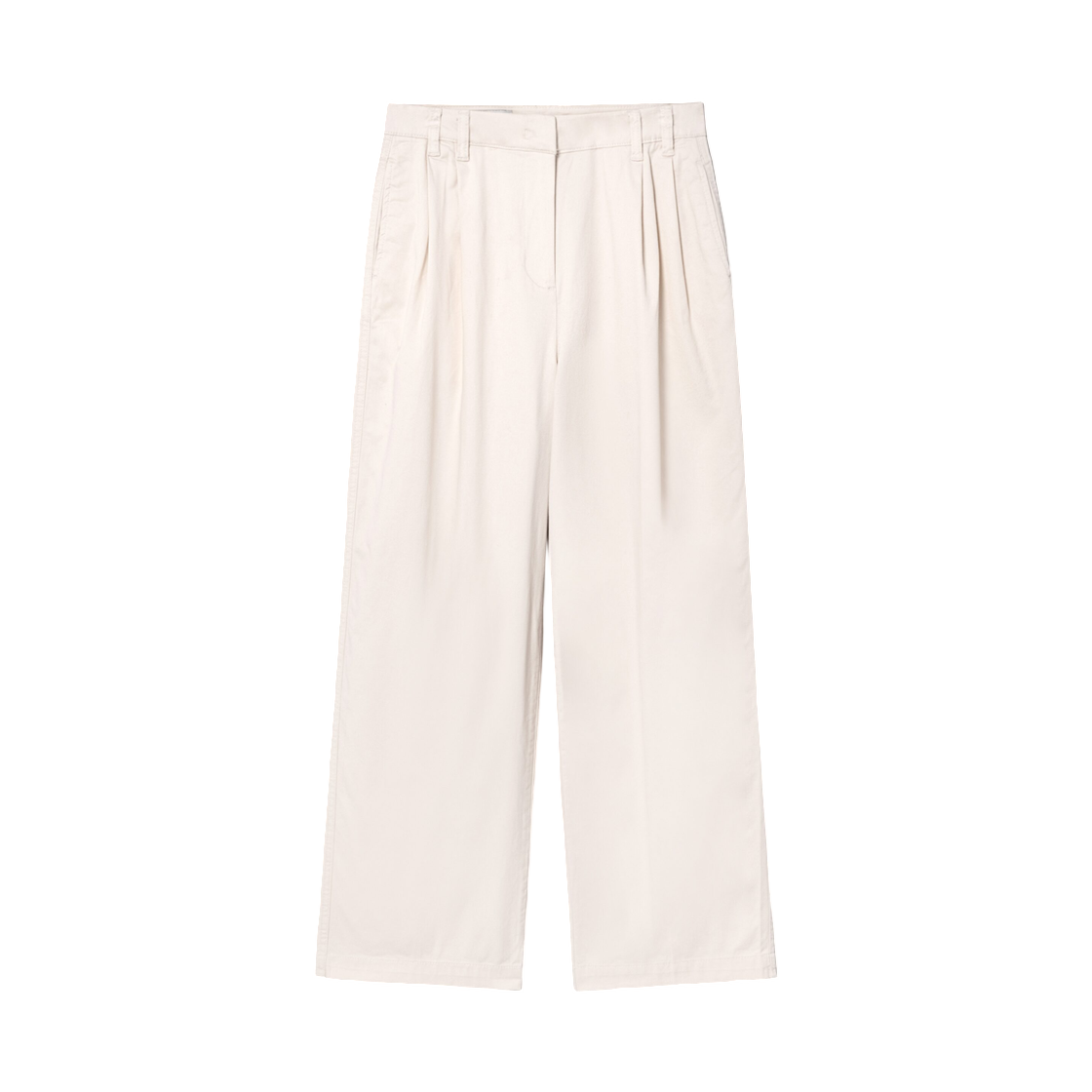 355221LY10 (W) 8seconds Cotton Two Tuck Wide Pants Ivory