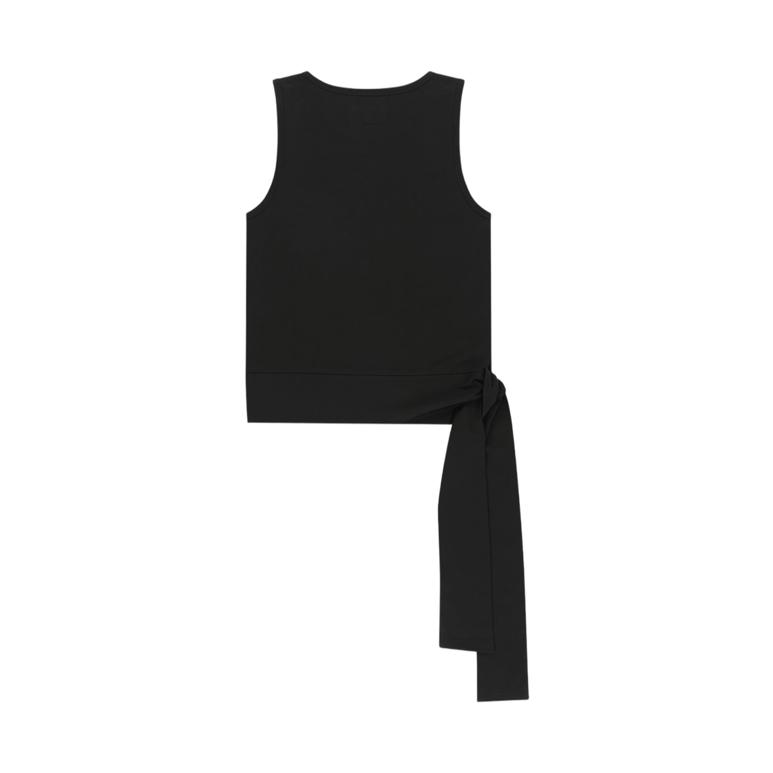 (W) 마뗑킴 헴 타이 디테일 슬리브리스 탑 블랙((W) Matin Kim Hem Tie Detail Sleeveless Top In Black) - 2