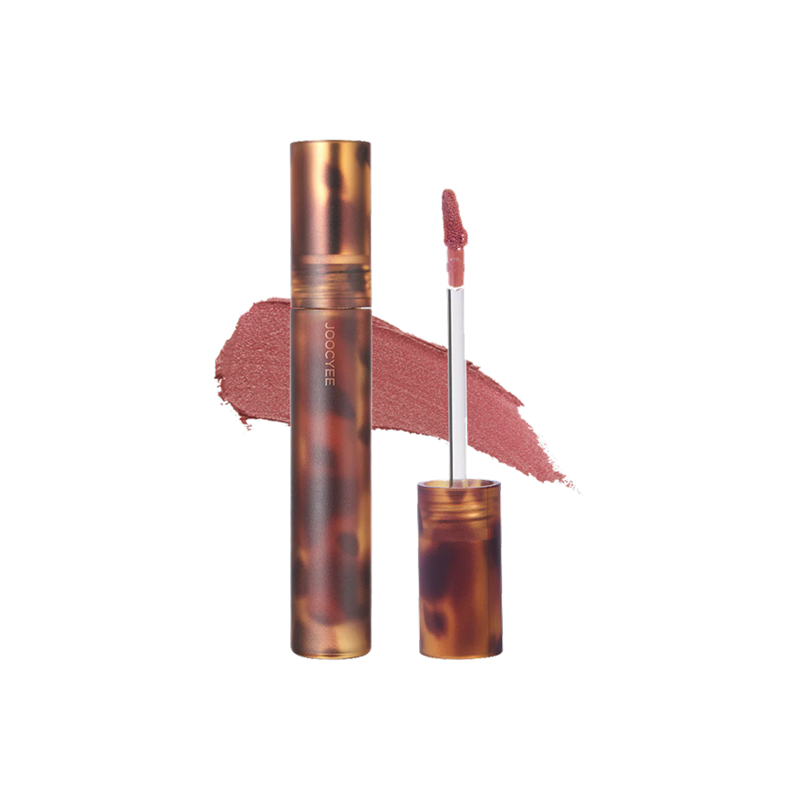 주씨 플러피 매트 립 글로스 V01 핑크 브라운 화이트 피치(Joocyee Fluffy Matte Lip Gloss V01 Pink Brown White Peach)