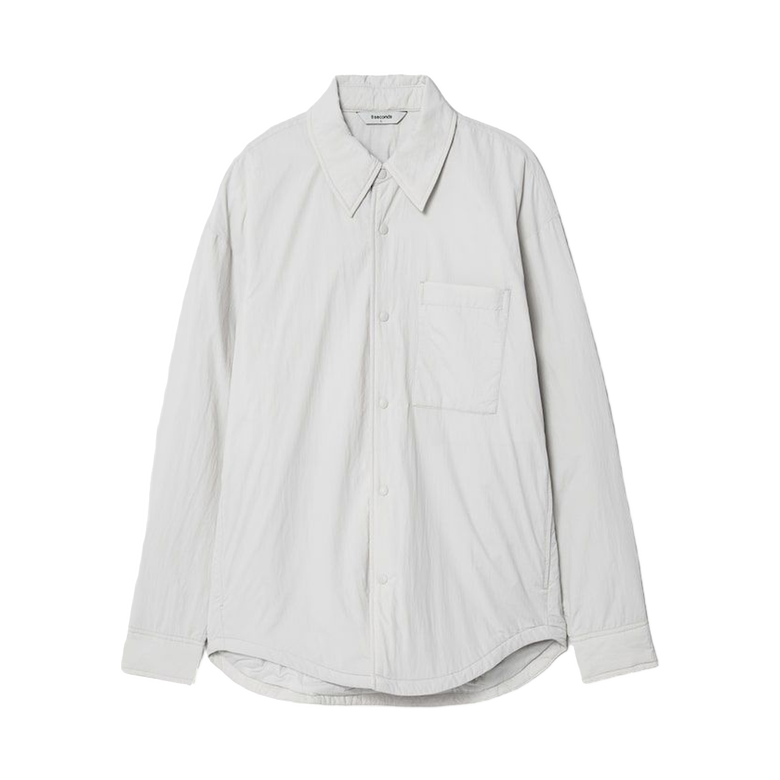 에잇세컨즈 패디드 오버핏 셔켓 라이트 그레이 실버(8seconds Padded Over Fit Shirket Light Gray Silver) - 1