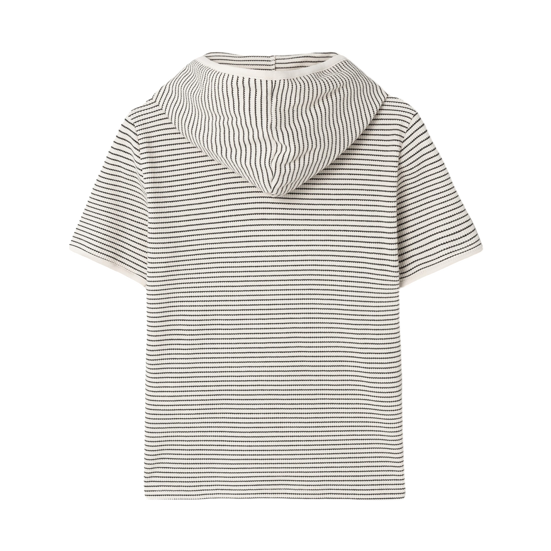 (W) 에잇세컨즈 스트라이프 후디 탑 아이보리((W) 8seconds Stripe Hoodie Top Ivory) - 2