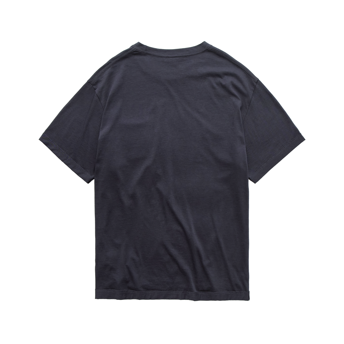 폴리테루 로우 컷 포켓 티셔츠 퍼플 네이비(Polyteru Raw Cut Pocket T-Shirt Purple Navy) - 2