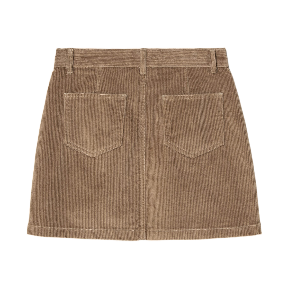 (W) 에잇세컨즈 코듀로이 미니 스커트 베이지((W) 8seconds Corduroy Mini Skirt Beige) - 2